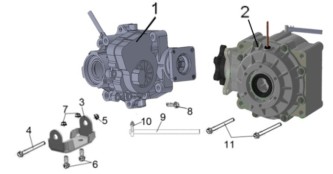 FRONT AND REAR GEAR BOX