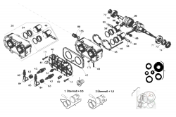 Piston, Cylinder, Crankshaft