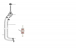 Benzinhahn, Kraftstofffilter /-leitung