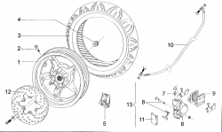 REAR WHEEL, REAR BRAKE