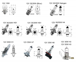 HEAD LAMP BULBS