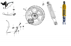 REAR BRAKE, SHOCK ABSORBER