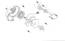 GENERATOR, STARTING MOTOR, COOLING FAN