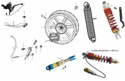 REAR BRAKE, SHOCK ABSORBER