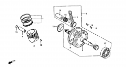 CRANK SHAFT, PISTON