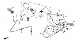 HANDLE LEVER, SWITCH, CABLE