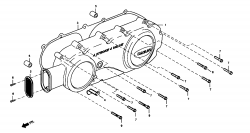 LEFT CRANK CASE COVER