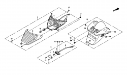 REAR COMBINATION LIGHT, REAR FENDER