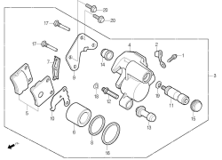 FRONT BRAKE CALIPER