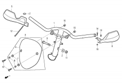 HANDLE PIPE, PROTECTOR, WIND SCREEN