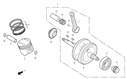 CRANK SHAFT, PISTON