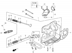 CYLINDER HEAD, VALVE