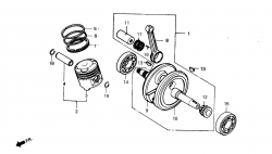 CRANK SHAFT, PISTON