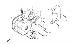 LEFT CRANK CASE COVER