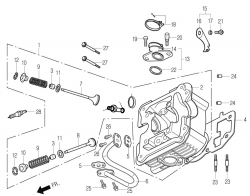 CYLINDER HEAD, VALVE