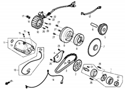 STARTING MOTOR / OIL PUMP / GENERATOR