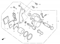 FRONT BRAKE CALIPER