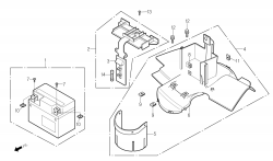REAR FENDER / BATTERY