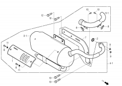 EXHAUST MUFFLER