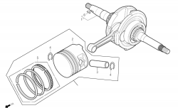 CRANKSHAFT, PISTON