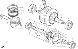 CRANK SHAFT, PISTON