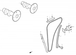 CAM CHAIN, TENSIONER