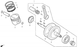 CRANK SHAFT, PISTON