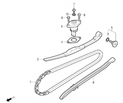 Nockenwellenkette / Spanner