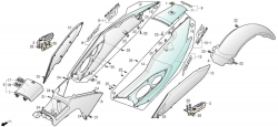 CENTER COVER , BODY COVER