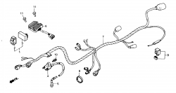 WIRE HARNESS, IGNITION COIL, CDI, REGULATOR, RELAY