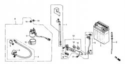 BATTERY, STARTER RELAY