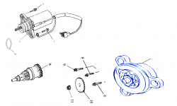 OIL PUMP, STARTING MOTOR