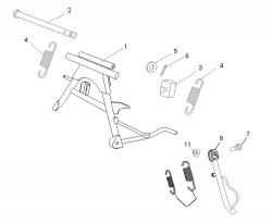 Ständer f. 4-Takt Motor