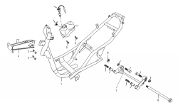 FRAME / OIL TANK 2-STROKE ENGINE