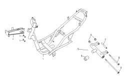 FRAME, ENGINE HANGER 4-STROKE ENGINE