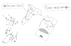 Rückleuchten, Kotflügel hi.
