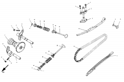 CAM SHAFT, VALVE, CHAIN CAM