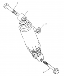 Federbein hinten