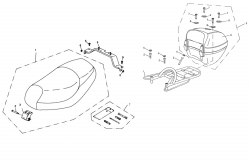 SEAT, LUGGAGE CARRIER, TOP CASE