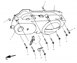 LEFT CRANKCASE COVER