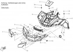 Frontverkleidung, Scheinwerfer