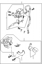 FRONT BRAKE ASSY