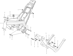 Frame, Bracket Engine