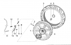 REAR WHEEL, REAR BRAKE