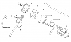 OIL PUMP, CARBURETTOR, INLET