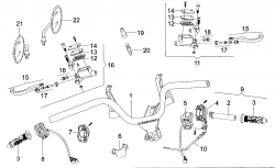 HANDLE LEVER, SWITCH, CABLE, HANDLE PIPE