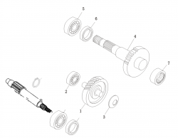 Getriebe for DRUM BRAKE ENGINE