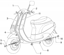 SPEEDOMETER CABLE, BRAKE CABLE: DRUM BRAKE