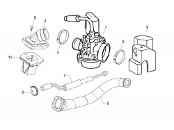 INTAKE, REED VALVE, CARBURETTOR