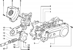 CRANK CASE COVER L.